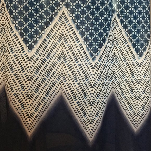 MAURICES Blue Aztec Print Maxi Dress - Picture 10 of 13